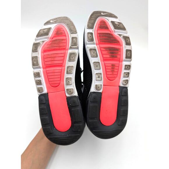 Nike Air Max 270 Sneakers Shoes Lace-Up Unisex Kids Black Size US3Y EU35 - Picture 8 of 12